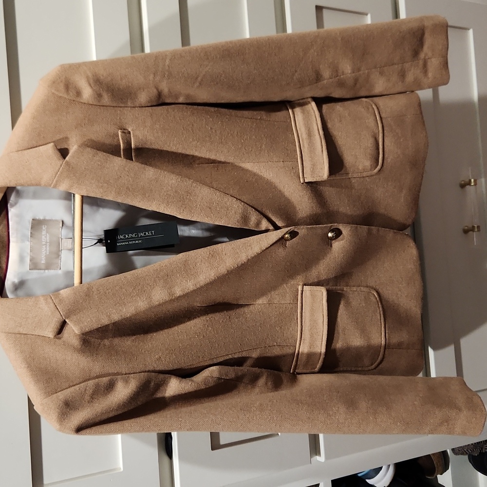 Banana Republic BLAZER wool Blend in Camel - Picture 3 of 5